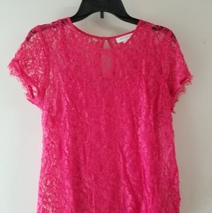 Motherhood maternity lace top